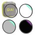 GiAi Magnetic 4-piece set contains magnetic ring +UV+CPL+ND1000 camera filter